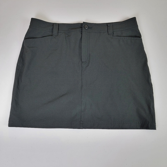 Eddie Bauer Black Adventurer 2.0 Active Hiking/Pickleball Skirt/Skort Sz 14 - Picture 2 of 15